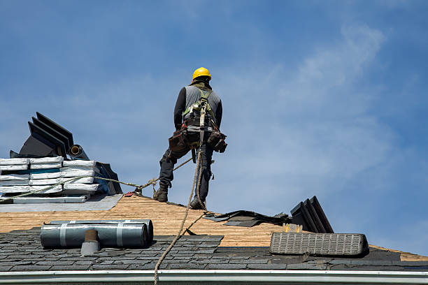 Professional Roof Replacement technician working in Creekside, PA